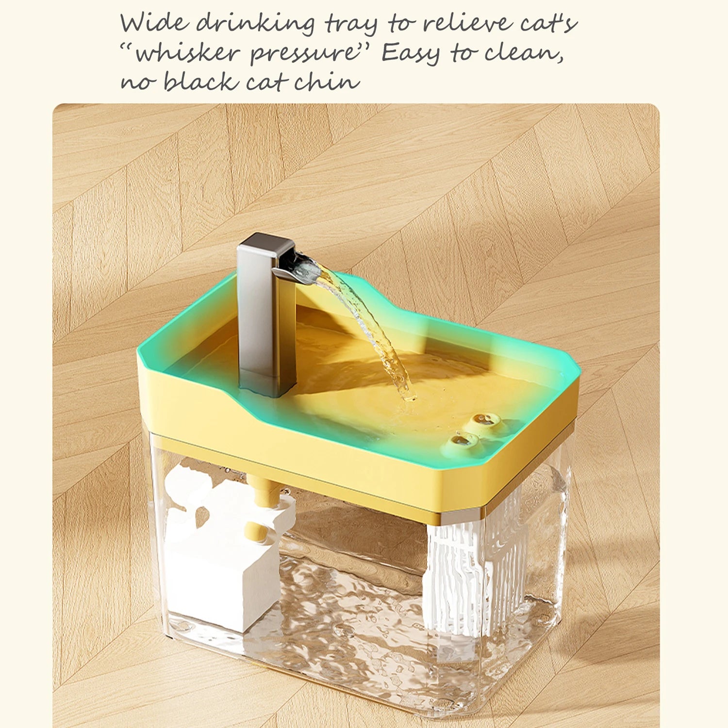 1.5L Cat Water Dispenser with Pump Filtered