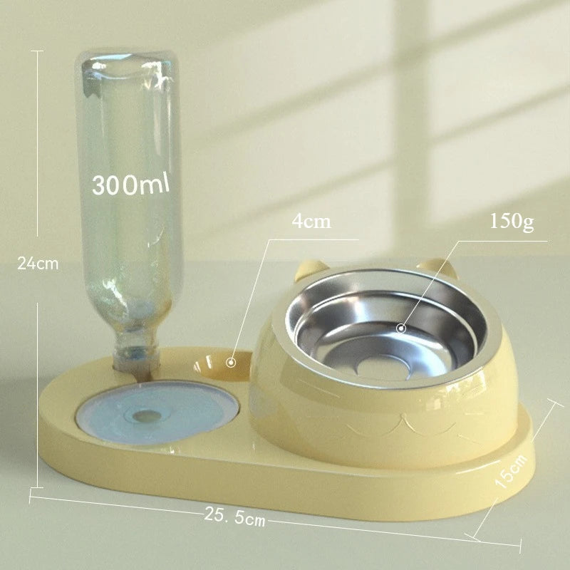 Stainless Steel of Pet Feeder Cat Food Dispenser
