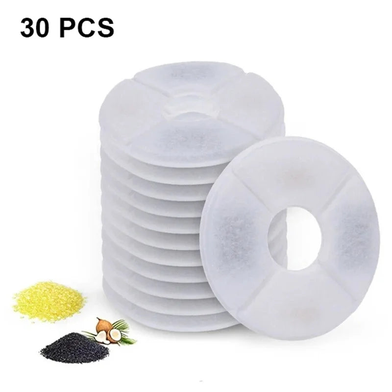 2.4L Automatic Cat Water Fountain Activated Carbon Filters