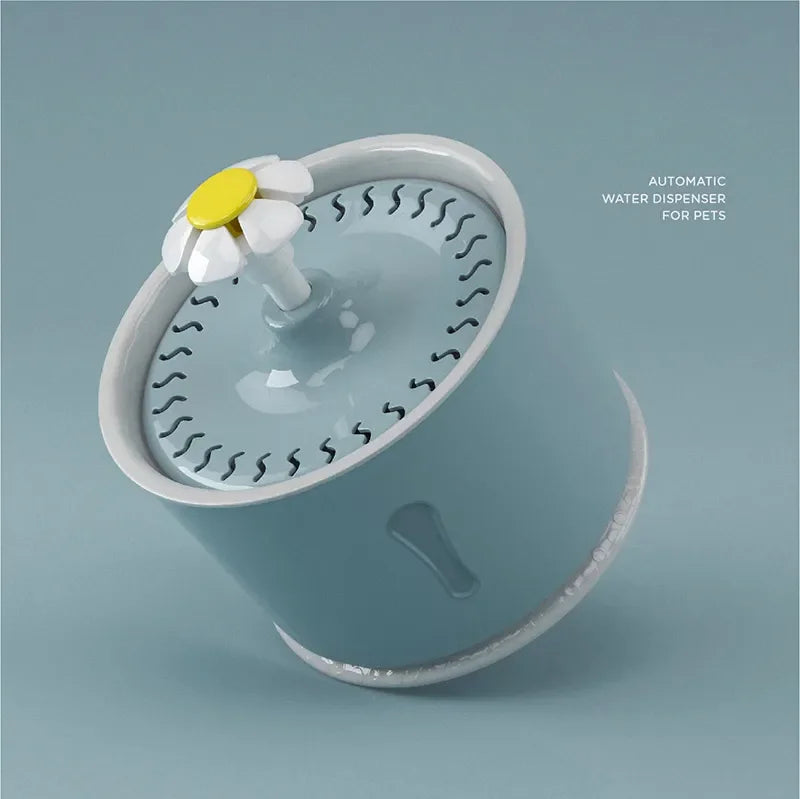 2.4L Automatic Cat Water Fountain Activated Carbon Filters