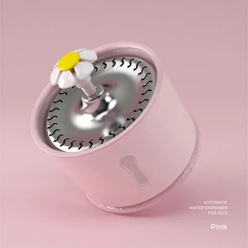 2.4L Automatic Cat Water Fountain Activated Carbon Filters