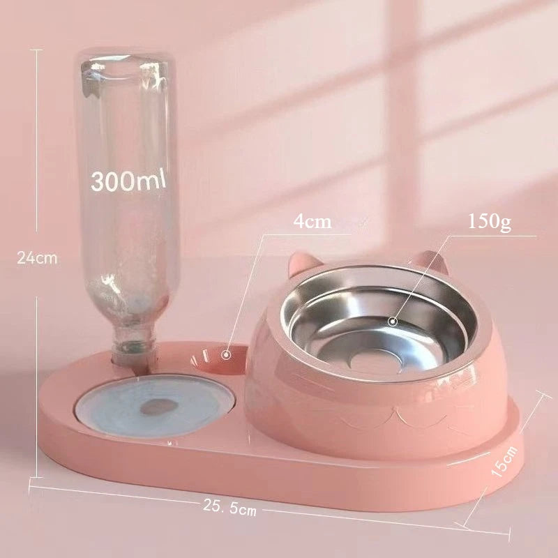 Stainless Steel of Pet Feeder Cat Food Dispenser