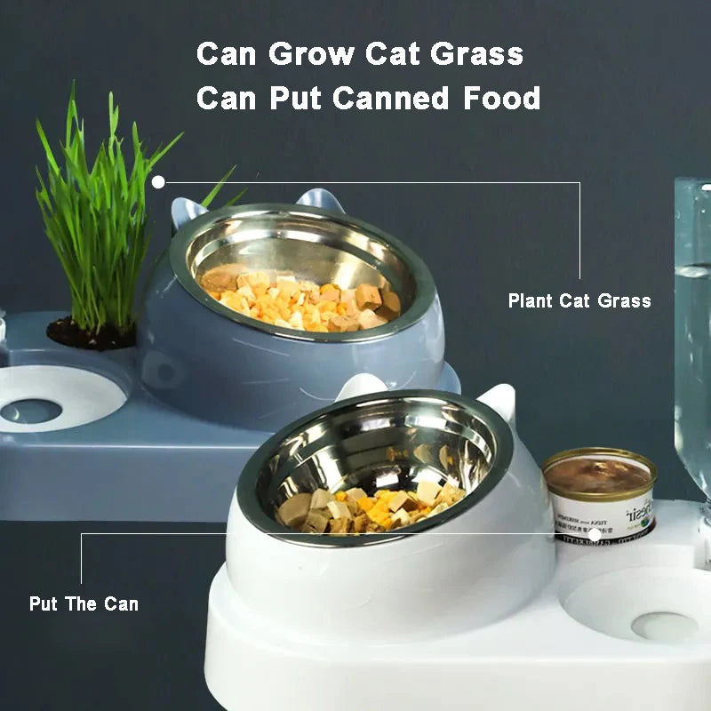 Stainless Steel of Pet Feeder Cat Food Dispenser