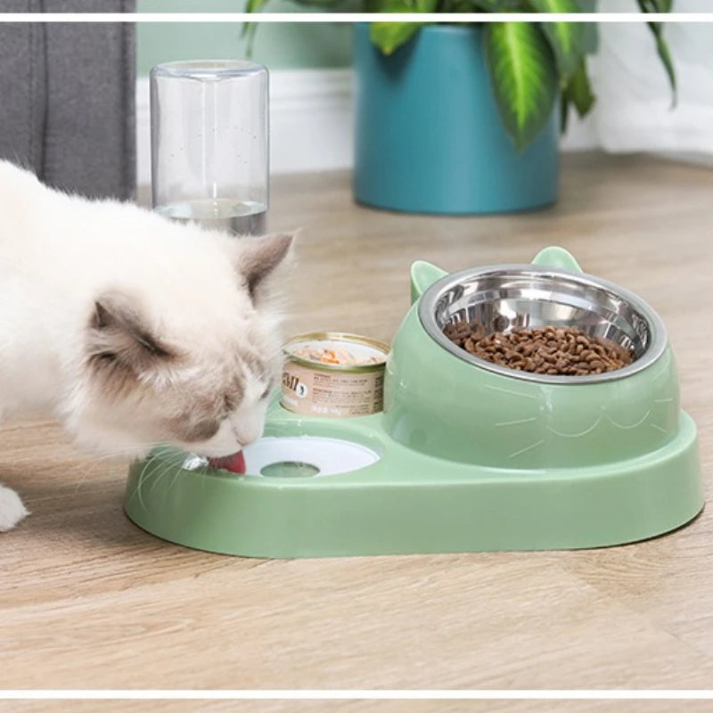 Stainless Steel of Pet Feeder Cat Food Dispenser