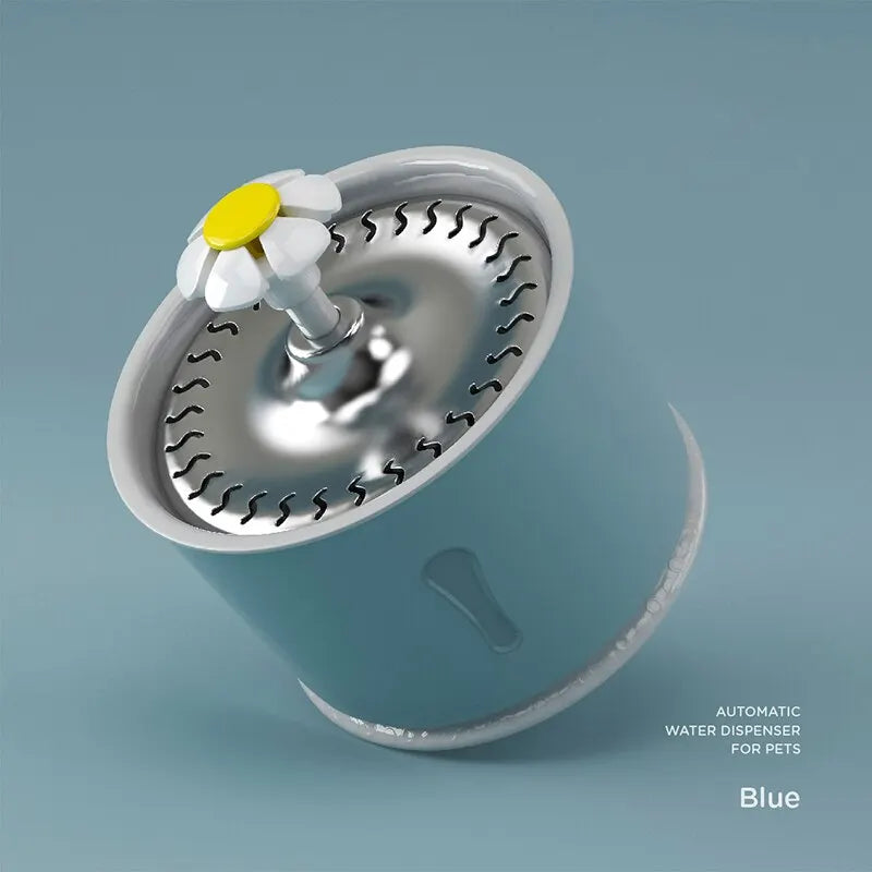 2.4L Automatic Cat Water Fountain Activated Carbon Filters