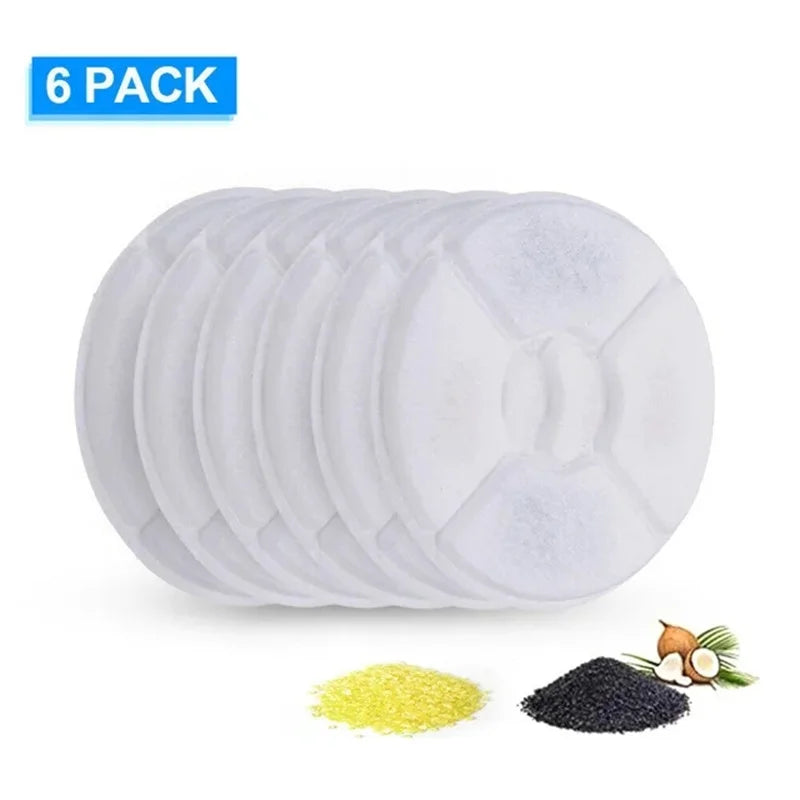 2.4L Automatic Cat Water Fountain Activated Carbon Filters