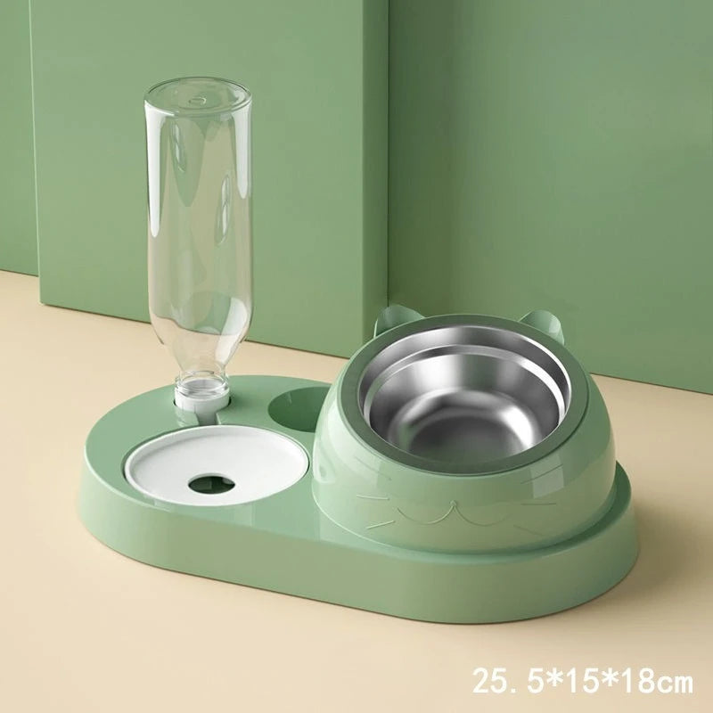Stainless Steel of Pet Feeder Cat Food Dispenser