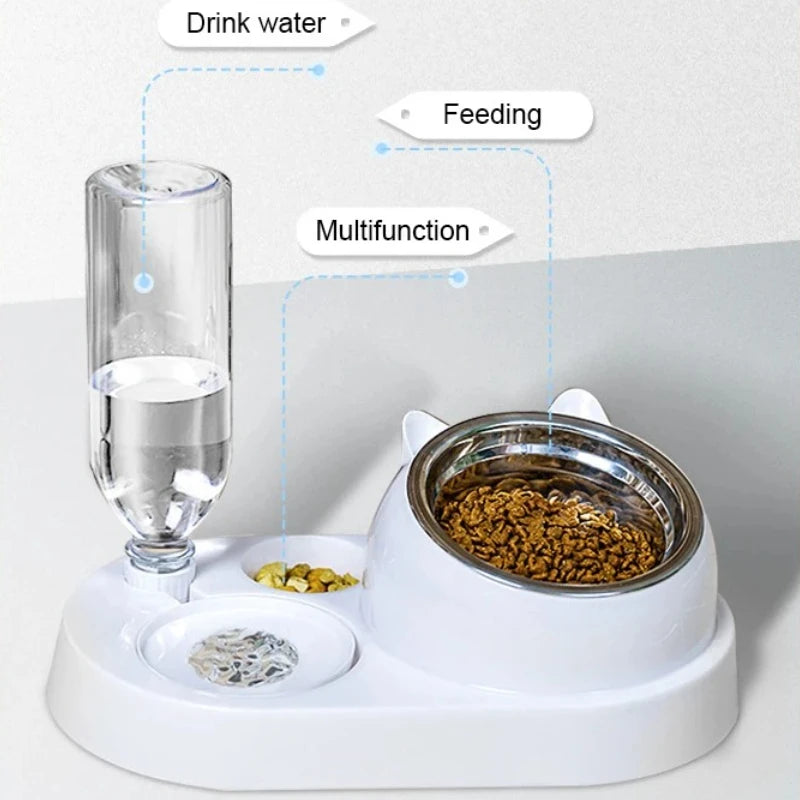 Stainless Steel of Pet Feeder Cat Food Dispenser
