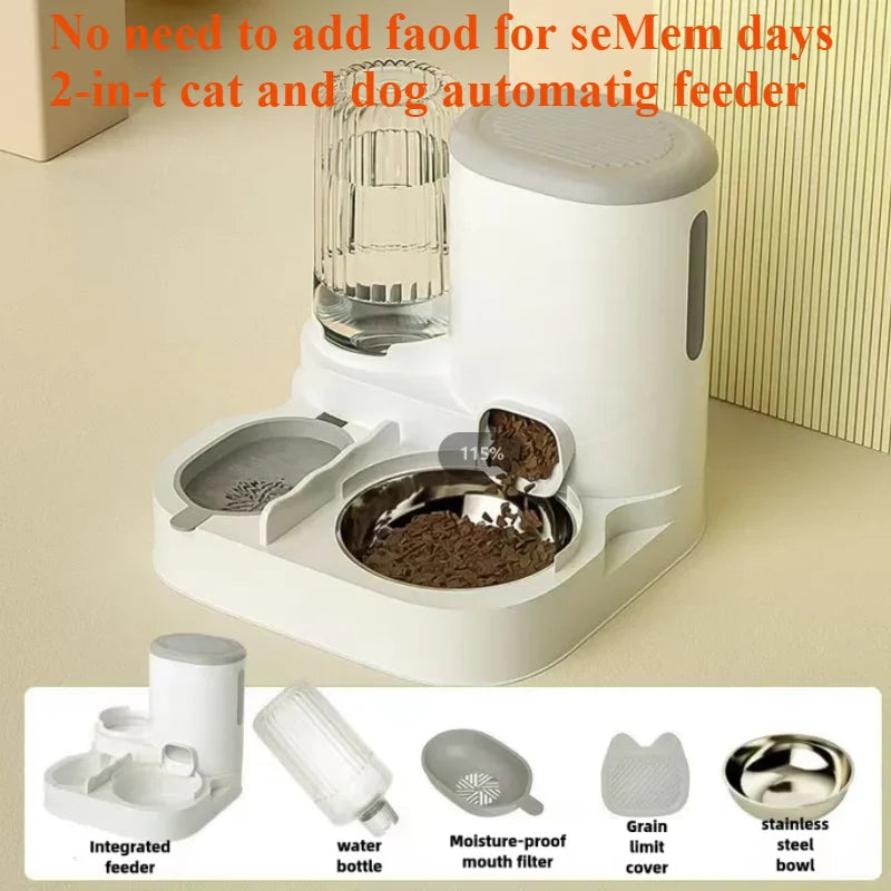 Automatic Pet Feeder Water Dispenser