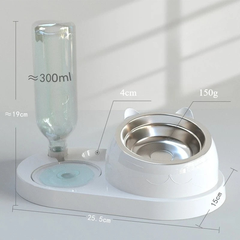 Stainless Steel of Pet Feeder Cat Food Dispenser