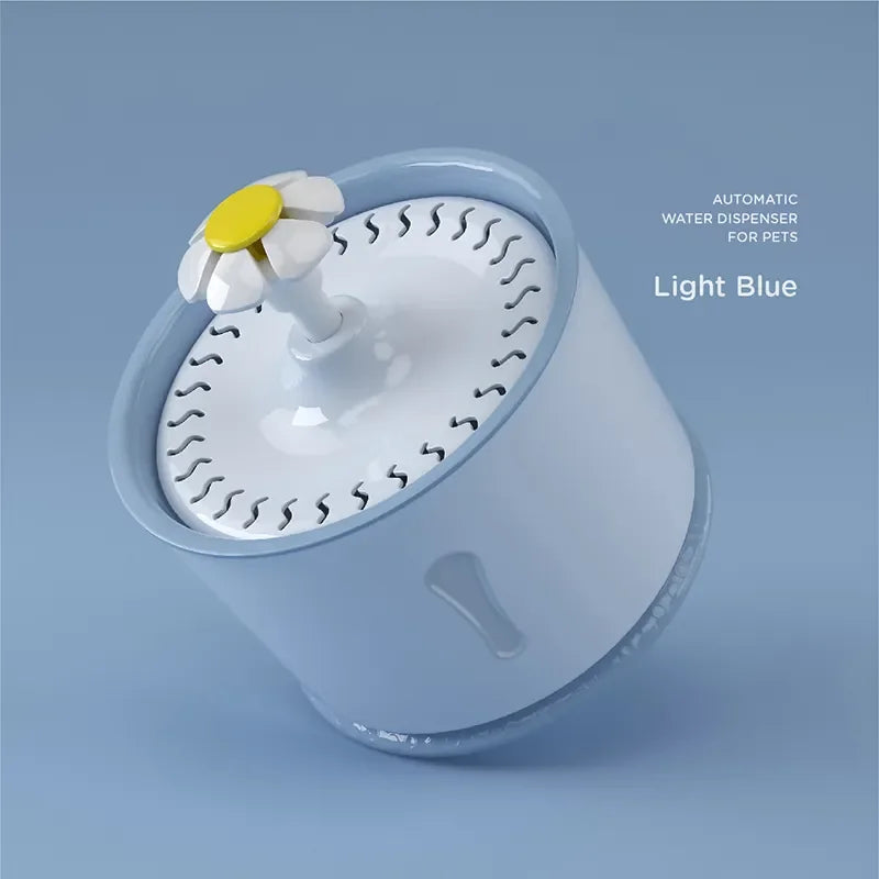 2.4L Automatic Cat Water Fountain Activated Carbon Filters